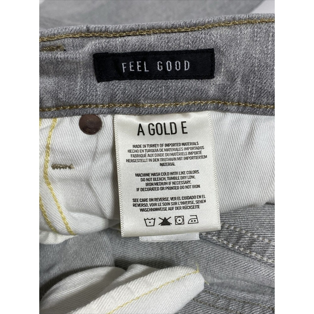 AGOLDE Jeans Women's 26 Gray Grey High Rise Ankle Skinny Stretch Distressed - Picture 13 of 14